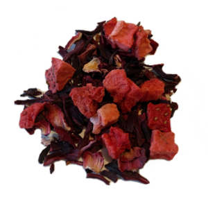 Touch of Pink (Aardbei/ Hibiscus) NIEUW | Kaori Tea & Spices